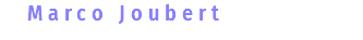 Marco Joubert